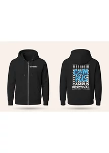 Campus Fesztivál DRK Zip Up fekete kék lufi  Campus Fesztivál DRK Zip Up fekete kék lufi