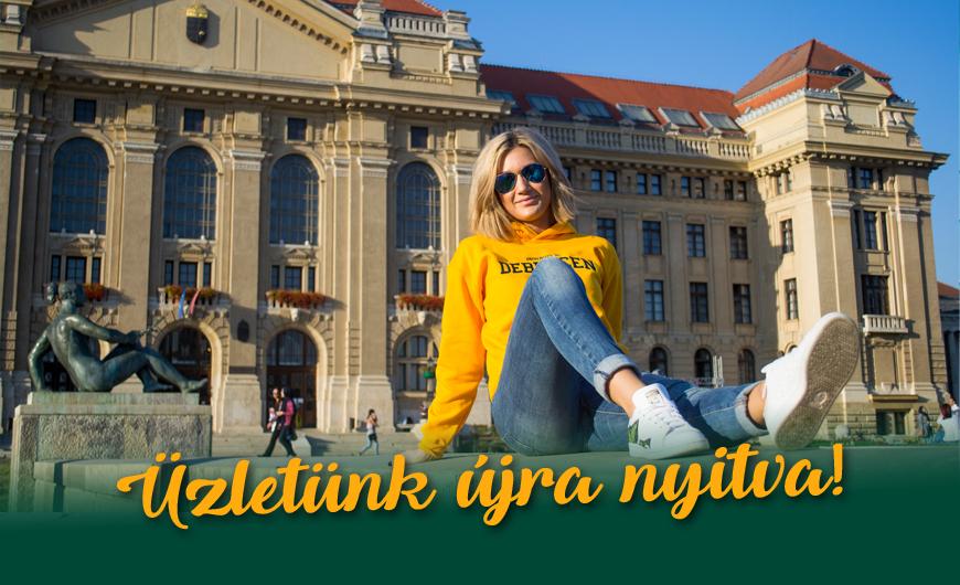 Üzlethelyiségünk újra nyitva!